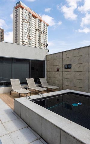 Studio à venda com 22m², 1 quarto e sem vaga