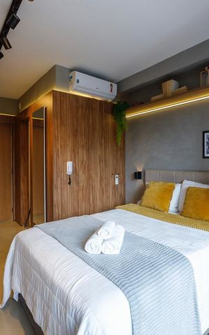 Studio à venda com 22m², 1 quarto e sem vaga