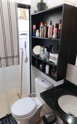 Apartamento para alugar com 46m², 2 quartos e 1 vaga Apartamento para alugar com 46m², 2 quartos e 1 vagaBanheiro