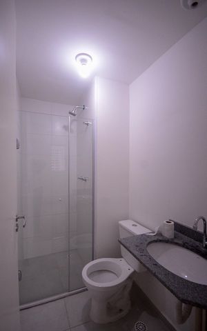 Apartamento para alugar com 38m², 1 quarto e sem vagaBanheiro 