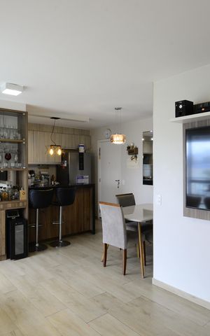 Apartamento à venda com 68m², 3 quartos e 2 vagasSala