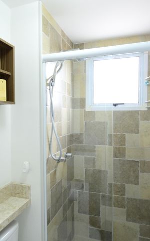 Apartamento à venda com 68m², 3 quartos e 2 vagasBanheiro da Suíte
