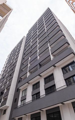 Studio para alugar com 28m², 1 quarto e sem vaga Studio para alugar com 28m², 1 quarto e sem vagaFachada