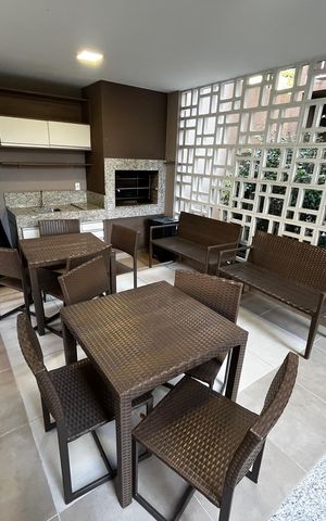 Apartamento à venda com 38m², 1 quarto e sem vaga Apartamento à venda com 38m², 1 quarto e sem vagaÁrea comum - Churrasqueira