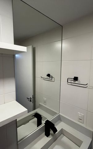 Apartamento à venda com 38m², 1 quarto e sem vaga Apartamento à venda com 38m², 1 quarto e sem vagaBanheiro da Suíte