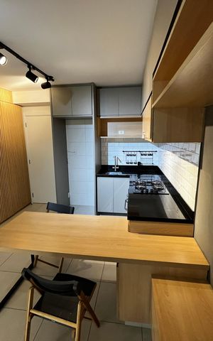 Apartamento à venda com 38m², 1 quarto e sem vaga Apartamento à venda com 38m², 1 quarto e sem vagaSala/Cozinha