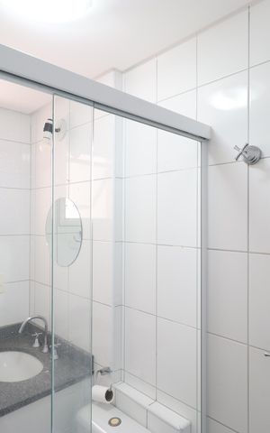 Apartamento para alugar com 64m², 2 quartos e 2 vagasBanheiro da Suíte