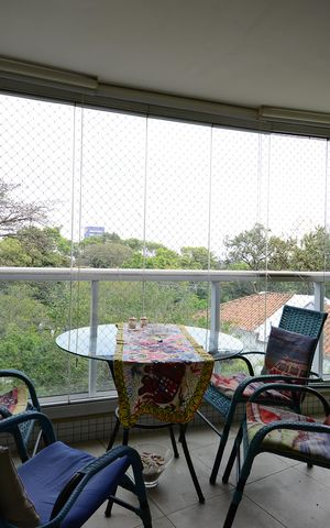 Apartamento à venda com 118m², 3 quartos e 3 vagasVaranda da Sala