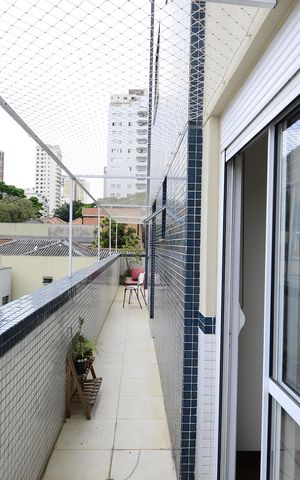 Apartamento à venda com 118m², 3 quartos e 3 vagasVaranda do Quarto 1