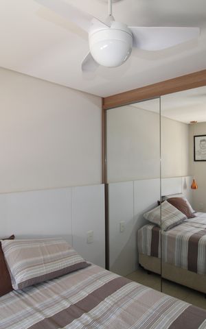 Apartamento à venda com 63m², 2 quartos e 2 vagasSuíte