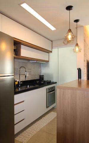 Apartamento à venda com 63m², 2 quartos e 2 vagasSala/Cozinha