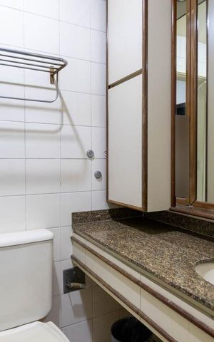 Studio para alugar com 35m², 1 quarto e 1 vaga Studio para alugar com 35m², 1 quarto e 1 vagaBanheiro