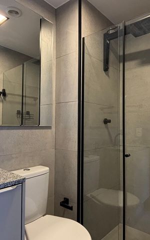 Studio à venda com 27m², 1 quarto e sem vagaBanheiro Social
