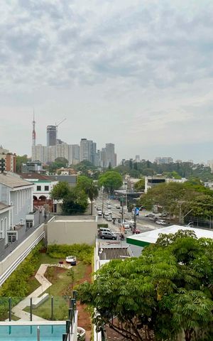 Studio para alugar com 27m², 1 quarto e sem vagaVista da Varanda do Studio