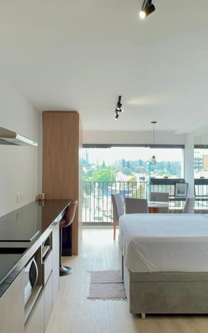 Studio para alugar com 27m², 1 quarto e sem vagaCozinha