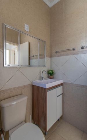 Apartamento para alugar com 74m², 3 quartos e sem vagaBanheiro