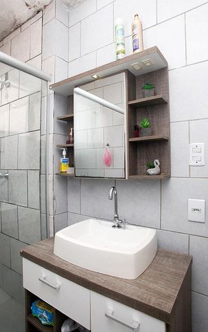 Apartamento à venda com 94m², 3 quartos e sem vagaBanheiro 