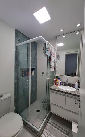 Apartamento à venda com 134m², 3 quartos e 4 vagas Apartamento à venda com 134m², 3 quartos e 4 vagasBanheiro 1