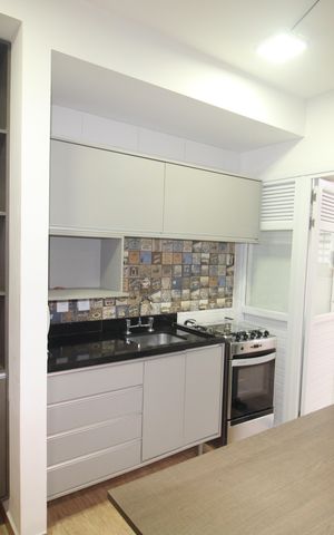 Apartamento para alugar com 42m², 1 quarto e 1 vagaSala/Cozinha