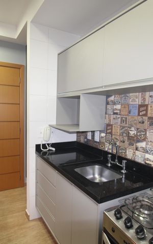 Apartamento para alugar com 42m², 1 quarto e 1 vagaSala/Cozinha