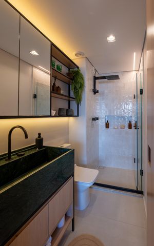 Apartamento à venda com 27m², 1 quarto e sem vaga Apartamento à venda com 27m², 1 quarto e sem vagaBanheiro