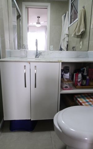 Apartamento à venda com 110m², 3 quartos e 1 vagaBanheiro da Suíte 1
