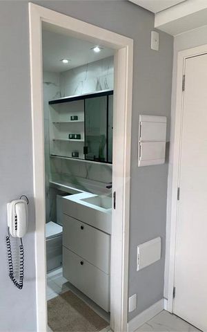 Apartamento à venda com 34m², 1 quarto e sem vaga
