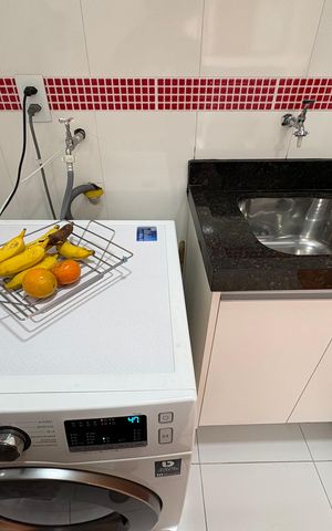 Apartamento à venda com 104m², 2 quartos e 2 vagas Apartamento à venda com 104m², 2 quartos e 2 vagasLavanderia