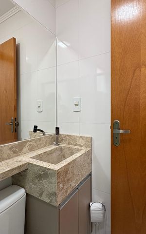Apartamento à venda com 104m², 2 quartos e 2 vagas Apartamento à venda com 104m², 2 quartos e 2 vagasBanheiro