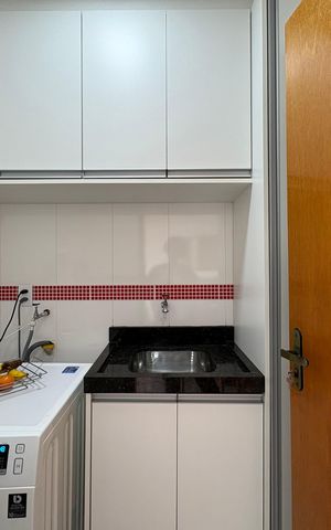 Apartamento à venda com 104m², 2 quartos e 2 vagas Apartamento à venda com 104m², 2 quartos e 2 vagasLavanderia