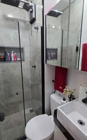 Apartamento à venda com 41m², 2 quartos e 1 vaga Apartamento à venda com 41m², 2 quartos e 1 vagaBanheiro