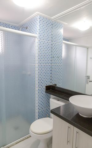 Apartamento para alugar com 44m², 2 quartos e 1 vaga Apartamento para alugar com 44m², 2 quartos e 1 vagaBanheiro