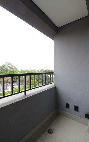 Studio para alugar com 24m², 1 quarto e sem vagaVaranda