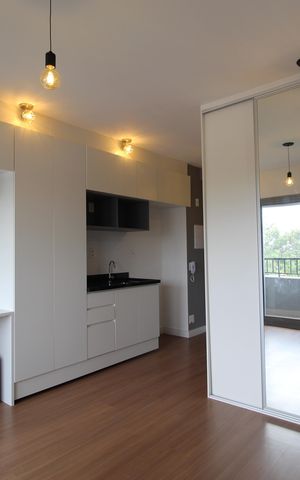 Studio para alugar com 24m², 1 quarto e sem vagaSala/Quarto