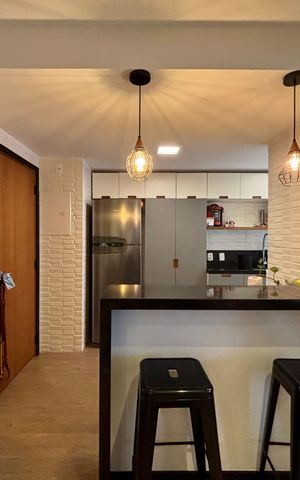Apartamento para alugar com 85m², 2 quartos e 1 vaga Apartamento para alugar com 85m², 2 quartos e 1 vagaCozinha e Área de Serviço