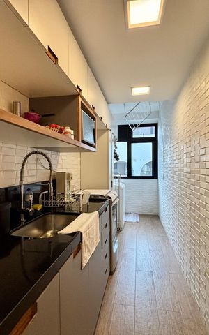 Apartamento para alugar com 85m², 2 quartos e 1 vaga Apartamento para alugar com 85m², 2 quartos e 1 vagaCozinha e Área de Serviço