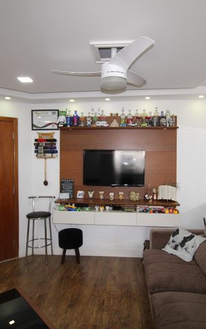 Apartamento à venda com 47m², 2 quartos e 1 vagaSala