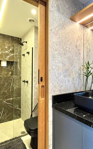 Apartamento à venda com 37m², 1 quarto e sem vagaBanheiro Social