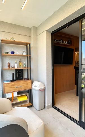Apartamento à venda com 37m², 1 quarto e sem vagaVaranda da Sala