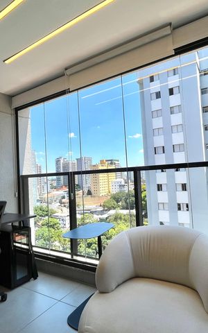 Apartamento à venda com 37m², 1 quarto e sem vagaVaranda da Sala