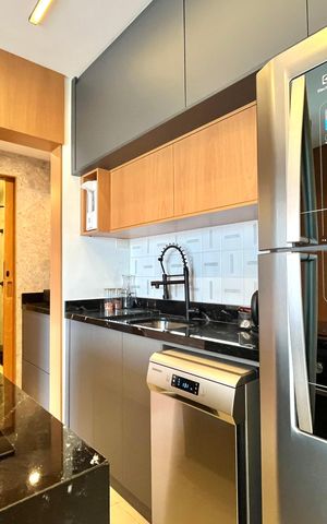 Apartamento à venda com 37m², 1 quarto e sem vagaCozinha