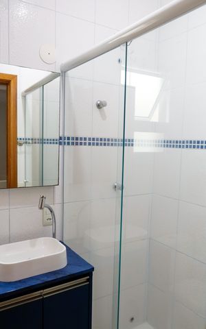 Casa de condomínio à venda com 92m², 3 quartos e 2 vagas Casa de condomínio à venda com 92m², 3 quartos e 2 vagasBanheiro