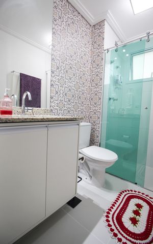Apartamento à venda com 97m², 3 quartos e 2 vagasBanheiro da Suíte 1