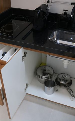 Studio à venda com 24m², 1 quarto e sem vagaCozinha