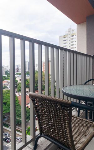 Apartamento para alugar com 26m², 1 quarto e sem vaga Apartamento para alugar com 26m², 1 quarto e sem vagaVaranda