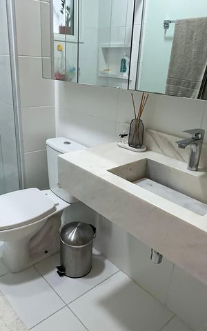 Apartamento à venda com 87m², 3 quartos e 1 vaga Apartamento à venda com 87m², 3 quartos e 1 vagaBanheiro