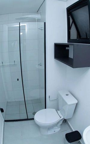 Apartamento à venda com 35m², 1 quarto e sem vaga Apartamento à venda com 35m², 1 quarto e sem vagaBanheiro