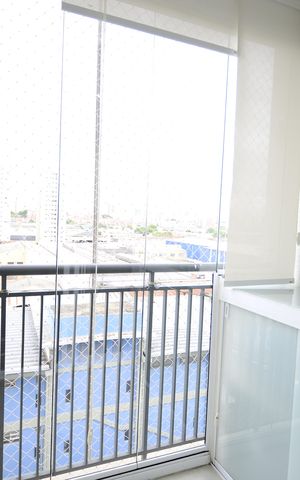 Apartamento à venda com 51m², 2 quartos e 1 vagaVaranda