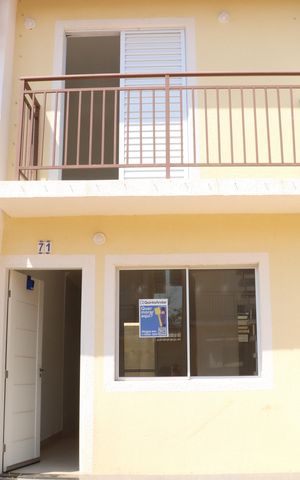 Casa de condomínio para alugar com 52m², 2 quartos e 1 vagaPlaca