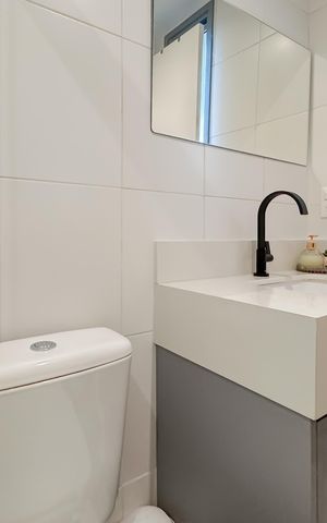 Apartamento à venda com 72m², 2 quartos e 1 vaga Apartamento à venda com 72m², 2 quartos e 1 vagaBanheiro da Suíte